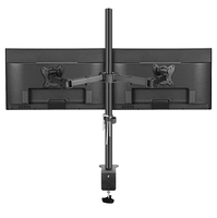 (80cm) DL-T902-280II pełnoekranowy podwójny Monitor podstawka biurowa uchwyt 10 "-27" zacisk przelotka otwór podstawa PC góra składane ramię 12kg 2